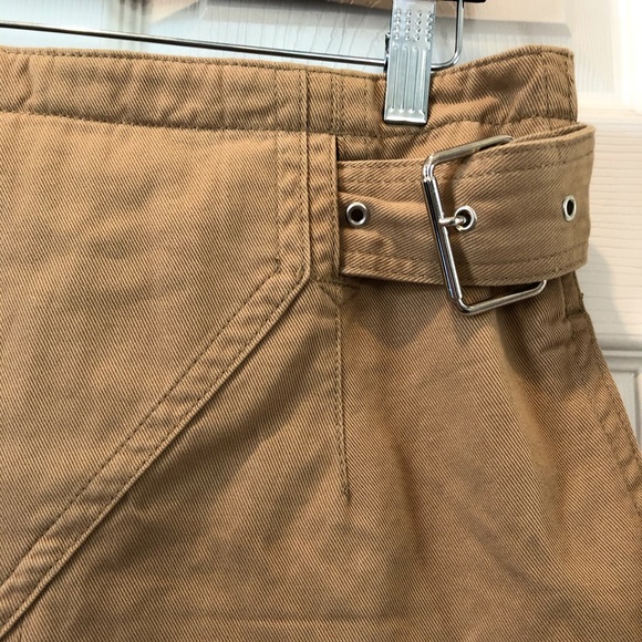 NWOT Urban Outfitters Khaki High Waist Shorts - Picture 7 of 8